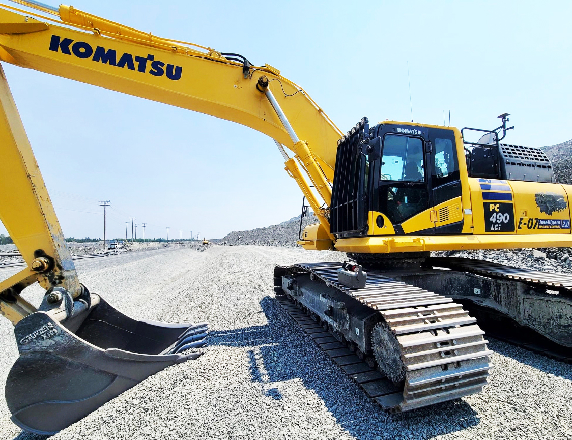 Equipements LZX Location Excavatrices Komatsu 490LCi